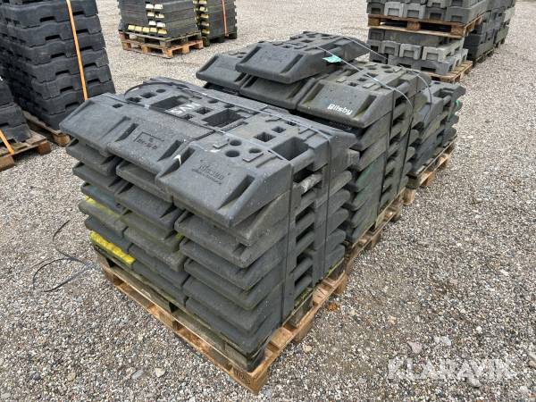 Skiltefødder 3 paller