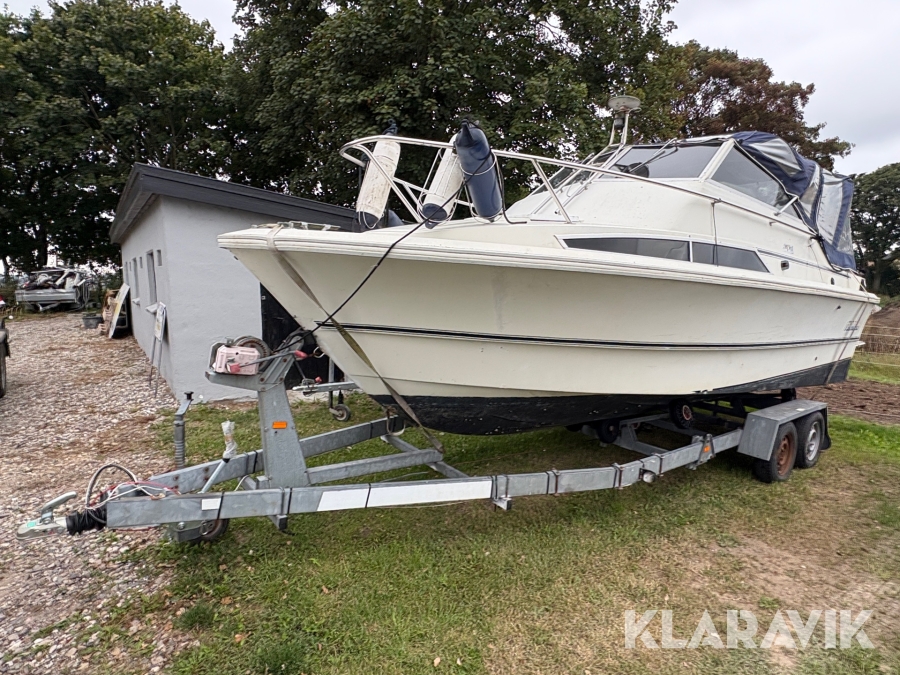 Båd Fjord 21 med bådtrailer