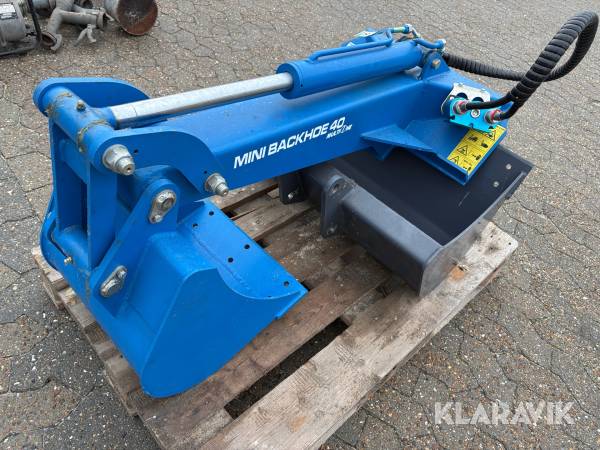 Skovle til lille traktor MultiOne Mini backhoe 40