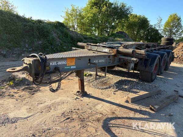 Container vogn med hejs KEL-berg ZTKA 27
