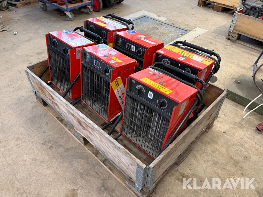 Varmeblæser Veab BX9 - 6 styk