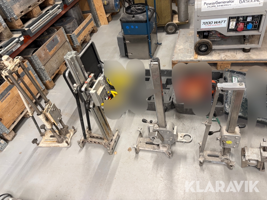 Borestativer assorteret