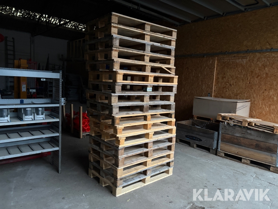 Tagpap paller med fuld bund 17 styk