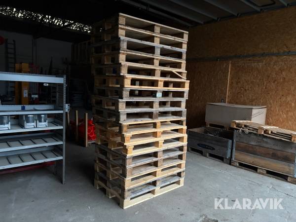 Tagpap paller med fuld bund 17 styk