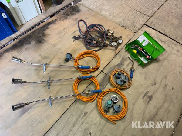 Diverse gasbrændere