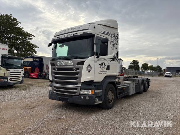 Lastbil Scania R410 med HIAB multilift