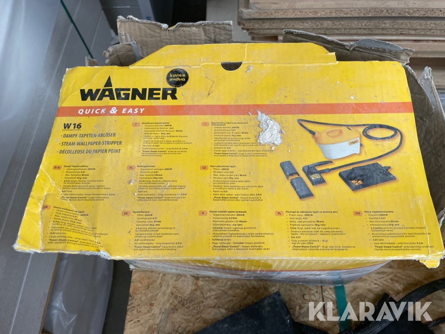 Tapet damper Wagner, Odder, Klaravik auktioner