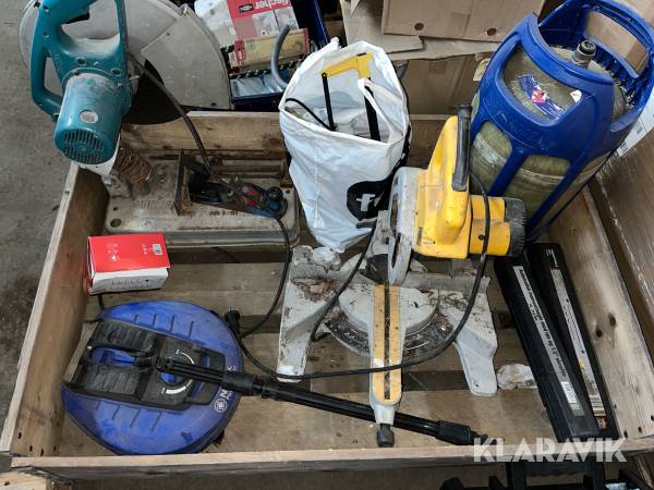 Blandet Palle Dewalt, Makita, og andet