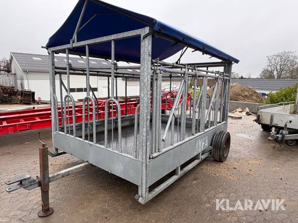 Mobil foderhæk Jyfa inklusive ekstra sidefag og diverse