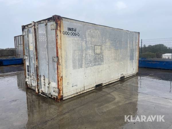 Container   isoleret 20 fods