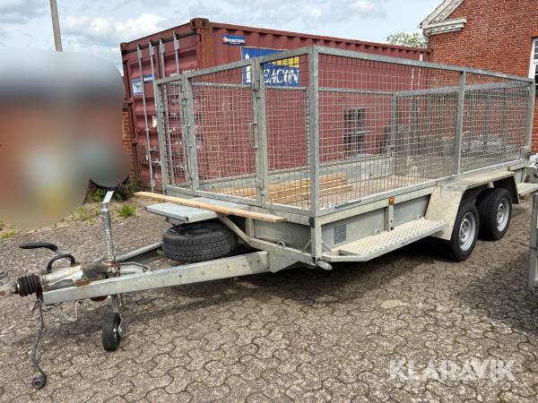 Maskintrailer Variant Maxi load med sider