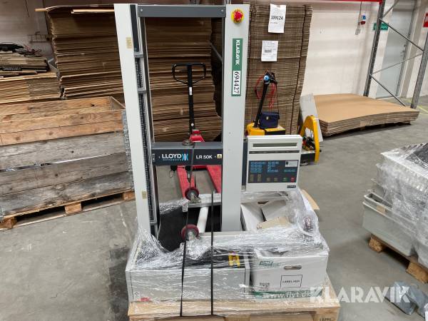 materialeprøvningsmaskine Lloyd Instruments LR50K