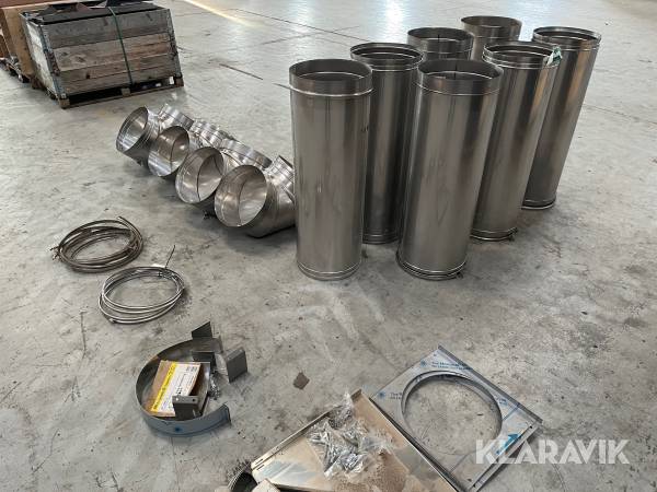 Rustfri skorsten Schiedel 350mm