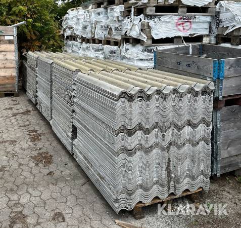 Eternitplader lysgrå - 375 styk