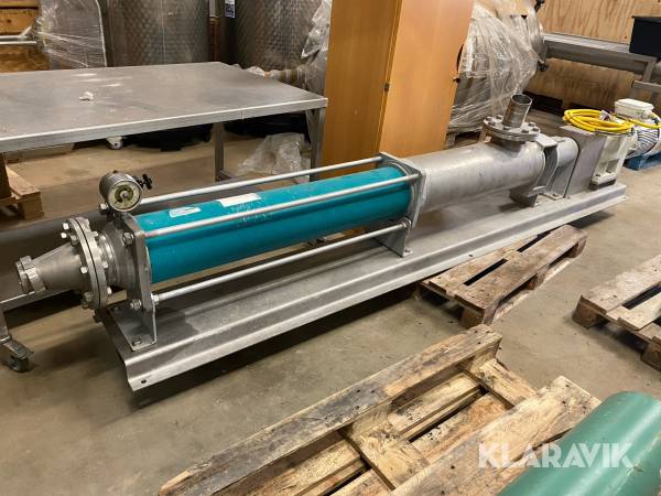 Snekkepumpe 60 m3 /h 6 bar