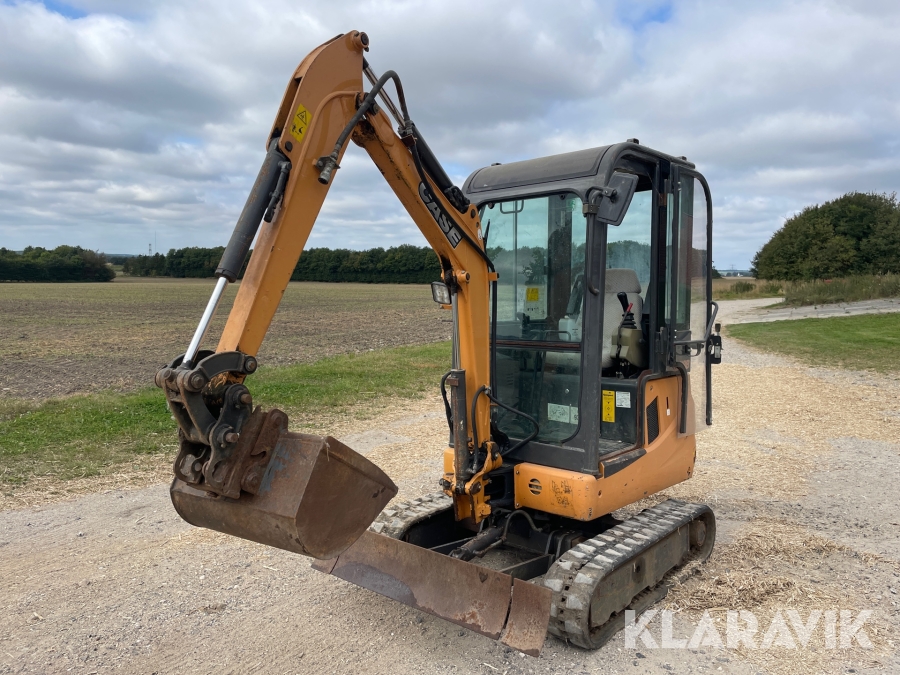 Gravemaskine Case CX-18B med skovle