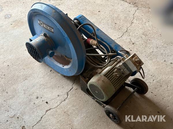 Kornblæser med indføder og vægt Kongskilde TRL100, CAD20