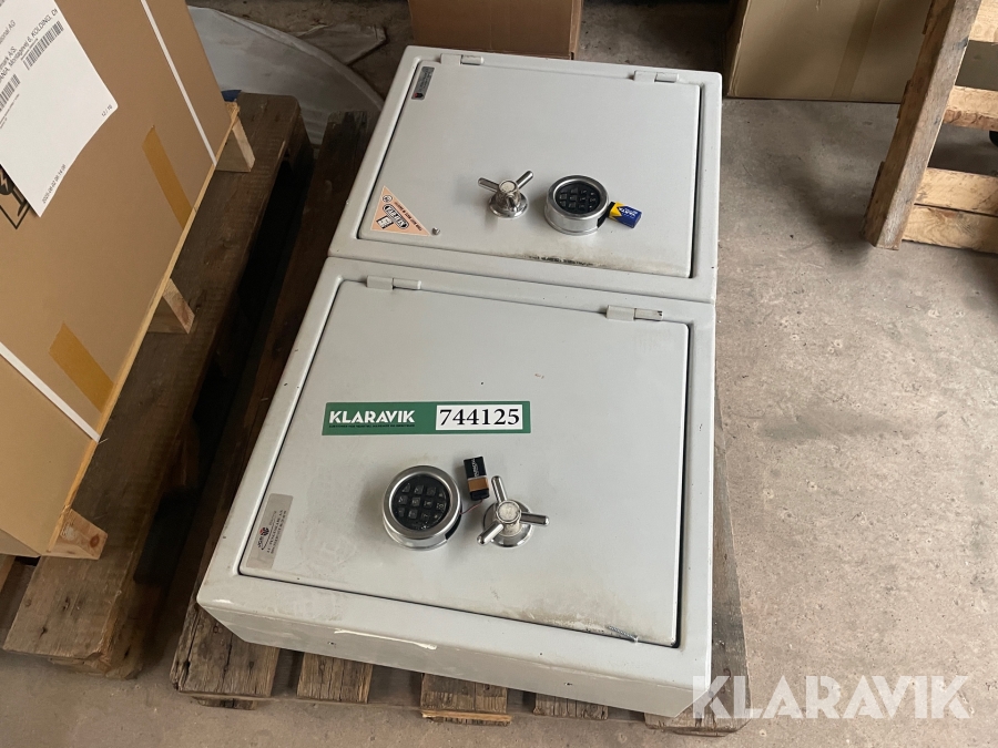 Pengeskabe JCP 2 styk