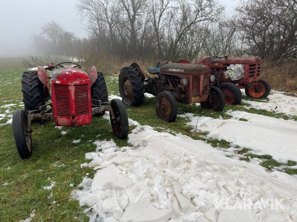 Veterantraktorer Ferguson Ferguson og Volvo 3 styk