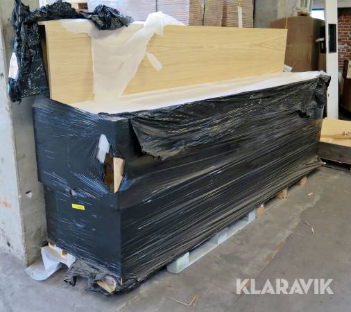 9 styk Egefineret MDF kasse