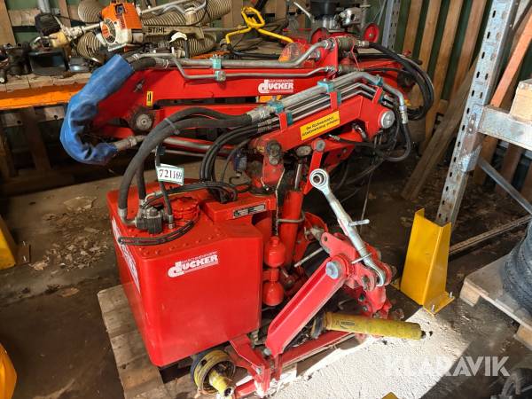 Slagleklipper og fingerklipper Dücker KBM 350 på redskabsarm