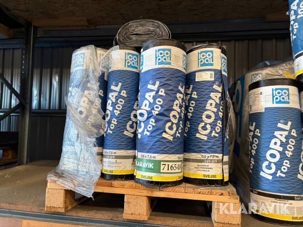 Icopal Top 400 P tagpap – lys grå 