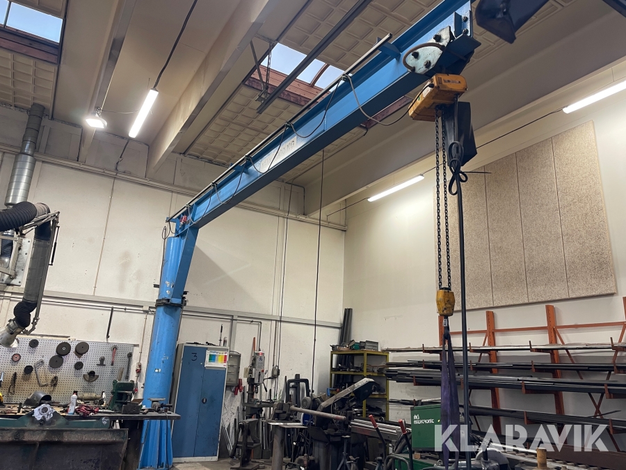 Værkstedkran Københavns Maskinfabrik 1000kg