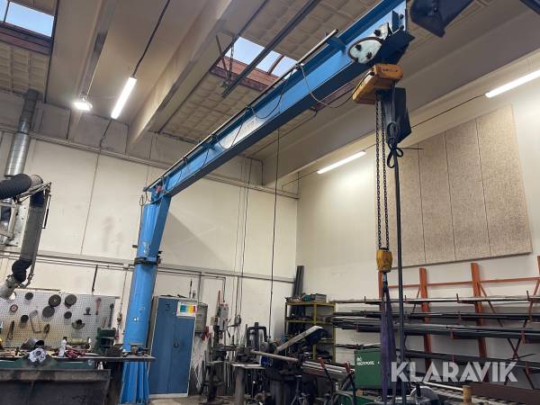 Værkstedkran Københavns Maskinfabrik 1000kg