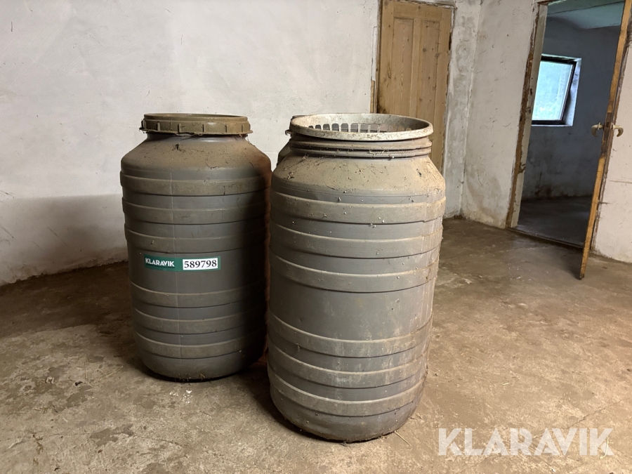 Fodertønder Pit Plastics - 3 styk