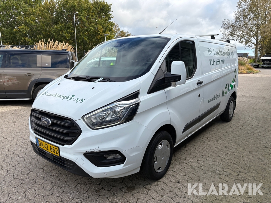Varebil Ford Transit Custom Van 2.0TDCi Kassevogn 