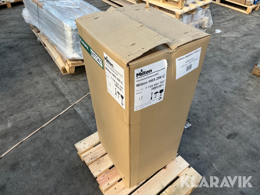 Varmtvandsbeholder Milton Highline VVB 65L