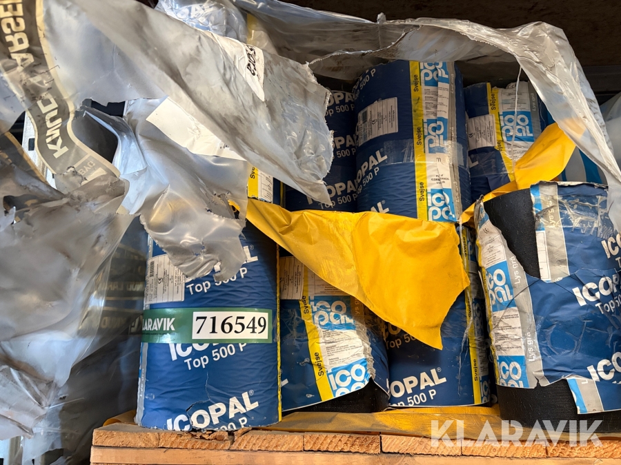 Icopal Top 500 P tagpap i lys grå farve Icopal Top 500 P