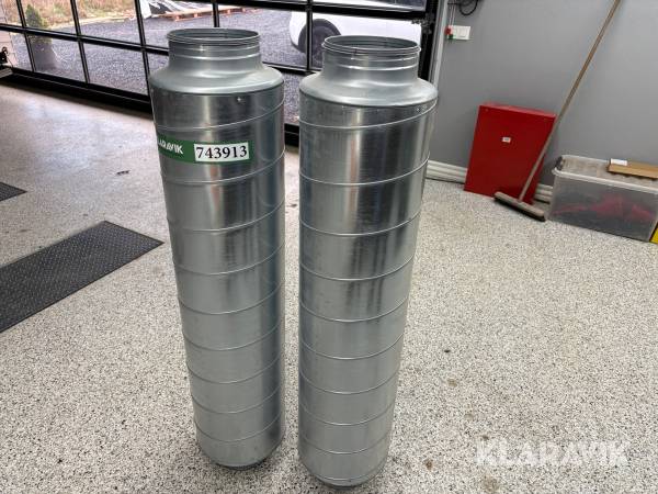 Ventilationsrør - 2 styk