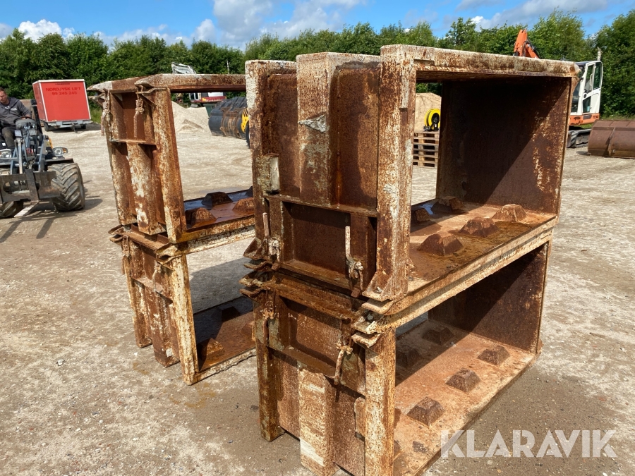 Støbeforme til beton klodser 15 styk