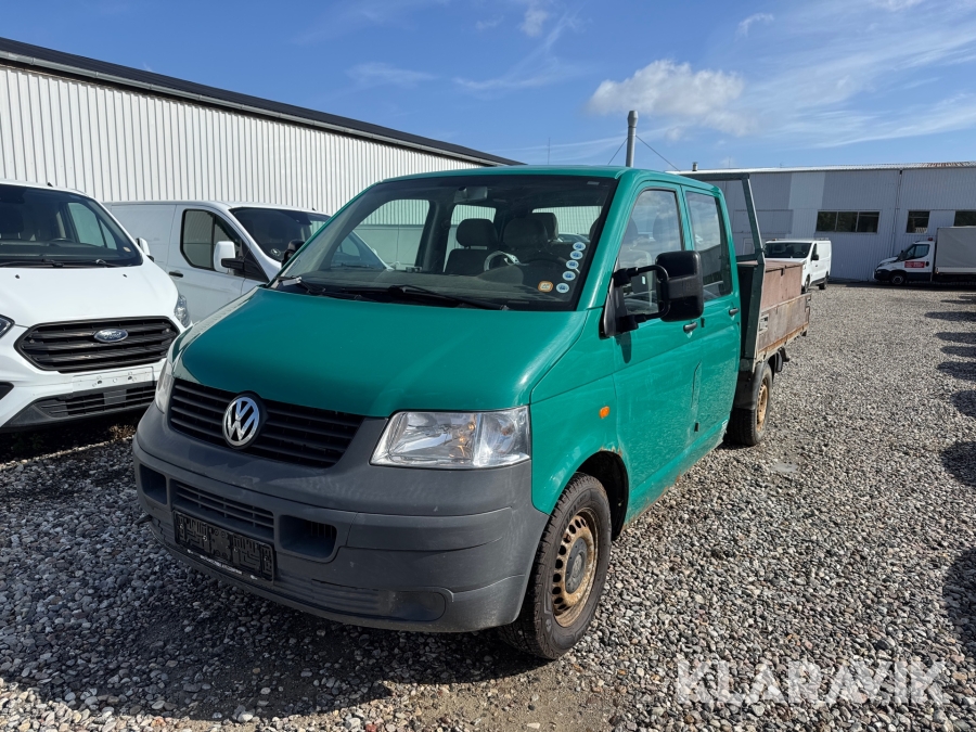 Dobbelt kabine Ladbil VW Transporter 2.5 TDI 4x4