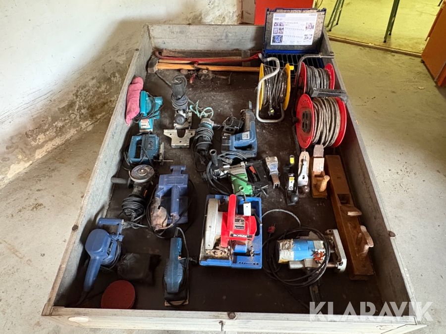 Håndværktøj blandet lot