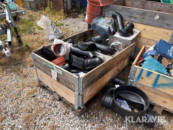 Assorteret kloak og afløbsfitings