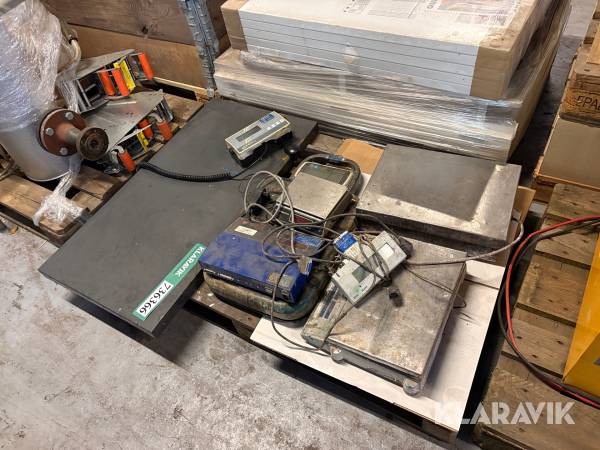 Samlet lot, vægte - 6 stk