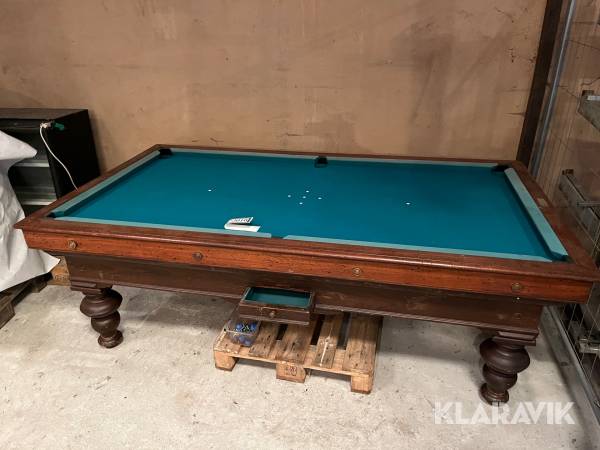 Billiard bord PO. Pedersen 70-80 år gammelt