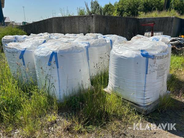 Brændt kalk 15 styk á 1000kg