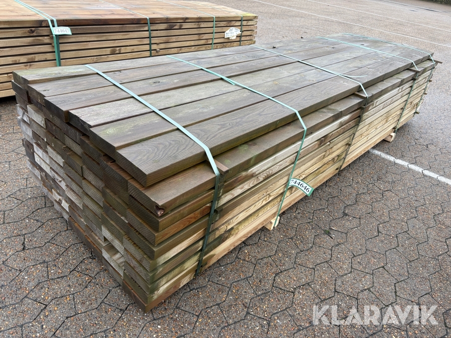 Trykimprægnerede Reglar - 69 styks