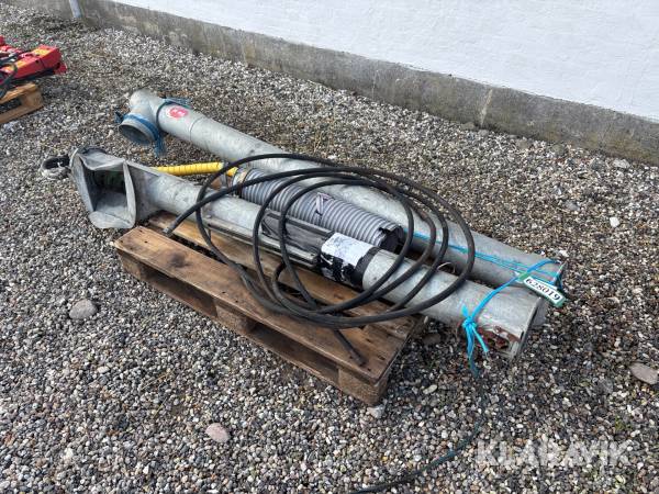 Kornsnegl JE-MA T31 til vogn – hydraulisk med elektrisk start/stop