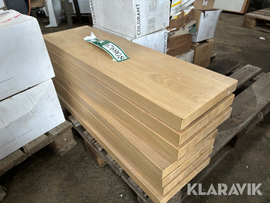 Egetræs bundstykker 8 stk