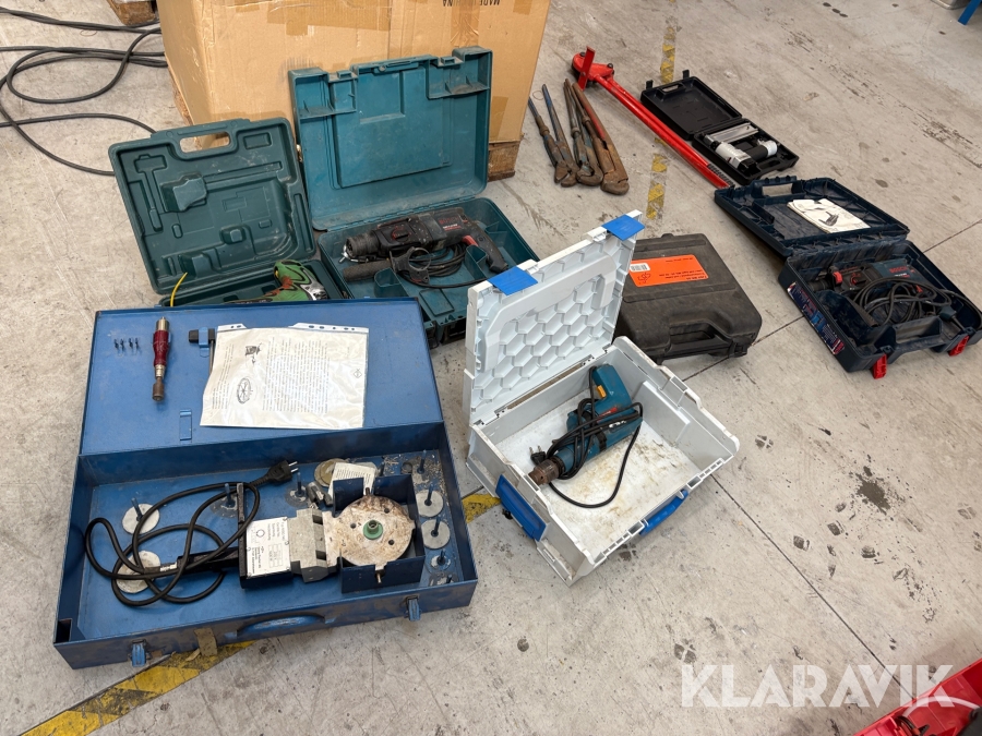 Blandede lot værktøj