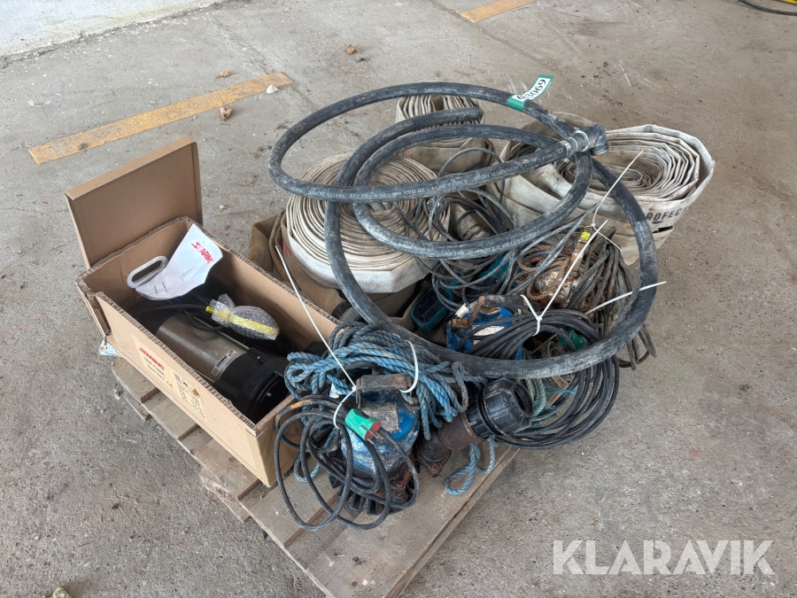 Dykpumper Staring HS2.4S / STP-1300C 4 styk + 80 meter slange