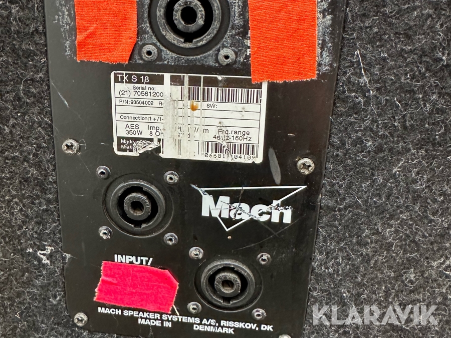 Højtalere Martin Mach, Gribskov, Klaravik auktioner