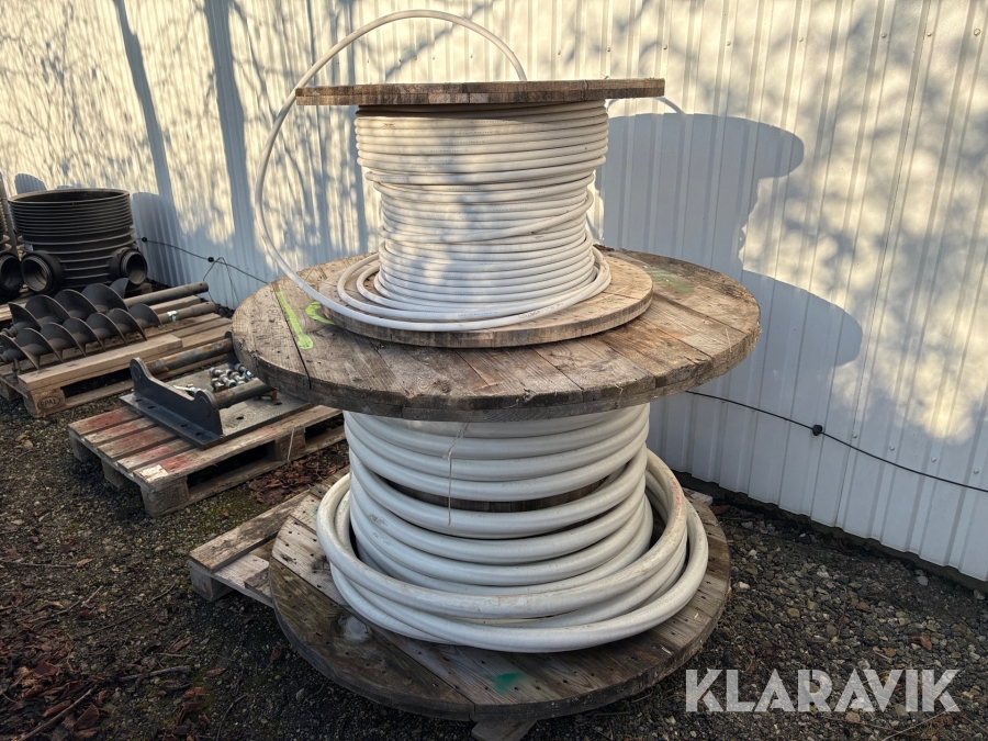 Kabelruller med alu kabel 2 styk.