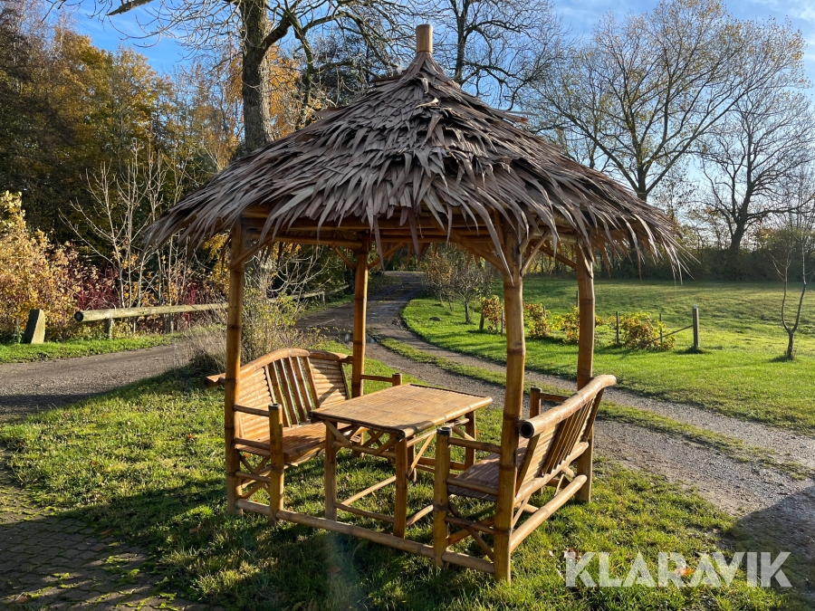 Bambus hytter 3 styk