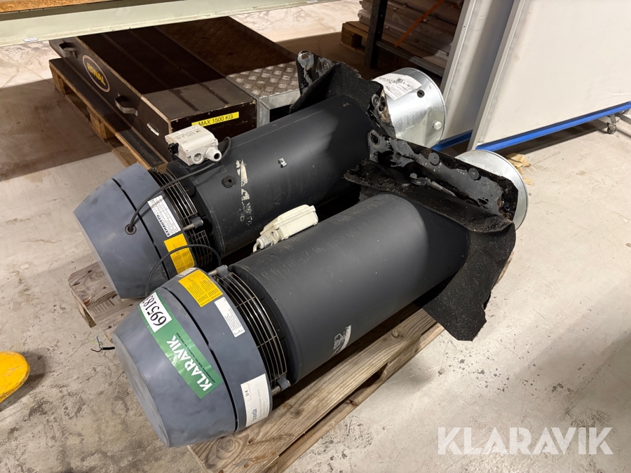 Ventilation Exhausto DTH20041 med lyddæmper - 2 styk