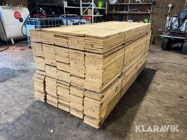 Egetræsbrædder møbeltørret kernetræ 225 styk